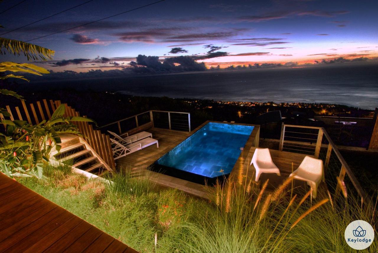 Villa Paloma 4 Etoiles Avec Piscine Et Vue Exceptionnelle Sur L'Ocean A Saint-Leu Buitenkant foto